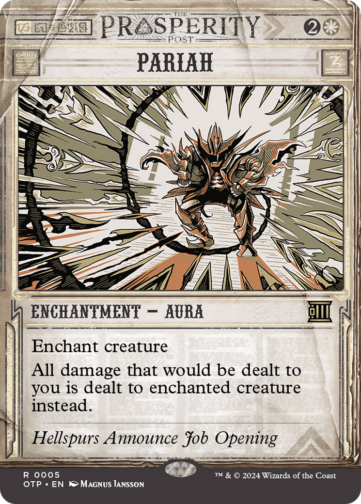 Pariah [Outlaws of Thunder Junction: Breaking News] - Magic: The Gathering - Card Brawlers | Quebec | Canada |