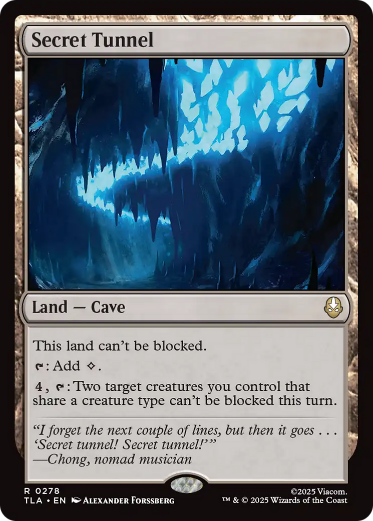 Secret Tunnel [Avatar: The Last Airbender] - Magic: The Gathering - Card Brawlers | Quebec | Canada |