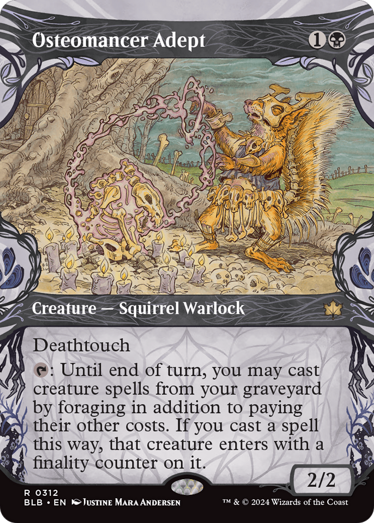 Osteomancer Adept (Showcase) [Bloomburrow] - Magic: The Gathering - Card Brawlers | Quebec | Canada |