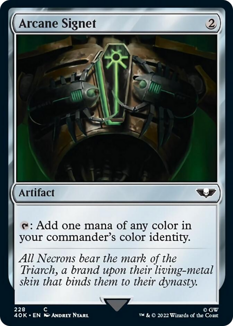 Arcane Signet (228) [Warhammer 40,000] - Magic: The Gathering - Card Brawlers | Quebec | Canada |