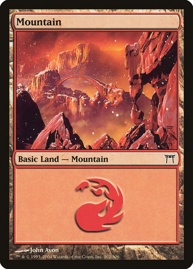 Mountain (302) [Champions of Kamigawa] - Magic: The Gathering - Card Brawlers | Quebec | Canada |