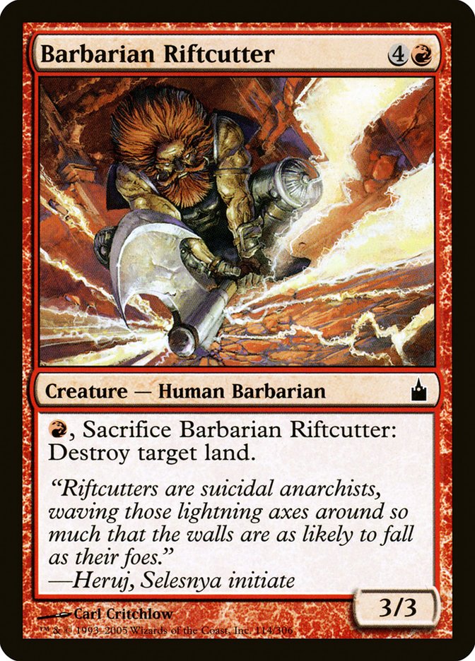 Barbarian Riftcutter [Ravnica: City of Guilds] - Magic: The Gathering - Card Brawlers | Quebec | Canada |