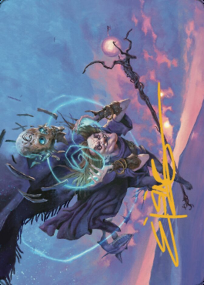 Zur, Eternal Schemer Art Card 1 (Gold-Stamped Signature) [Dominaria United Art Series] - Magic: The Gathering - Card Brawlers | Quebec | Canada |