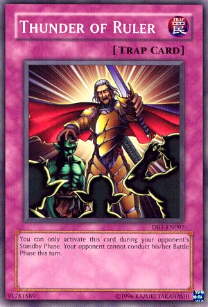Thunder of Ruler [DR1-EN097] Common - Yu-Gi-Oh! - Card Brawlers | Quebec | Canada |