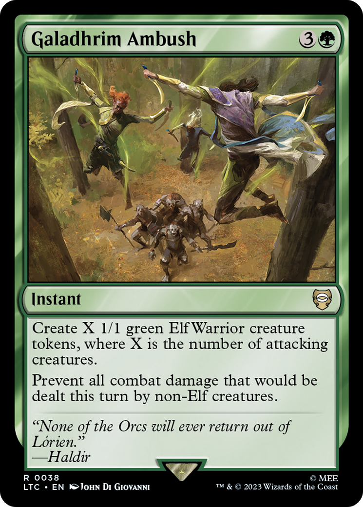 Galadhrim Ambush [The Lord of the Rings: Tales of Middle-Earth Commander] - Magic: The Gathering - Card Brawlers | Quebec | Canada |