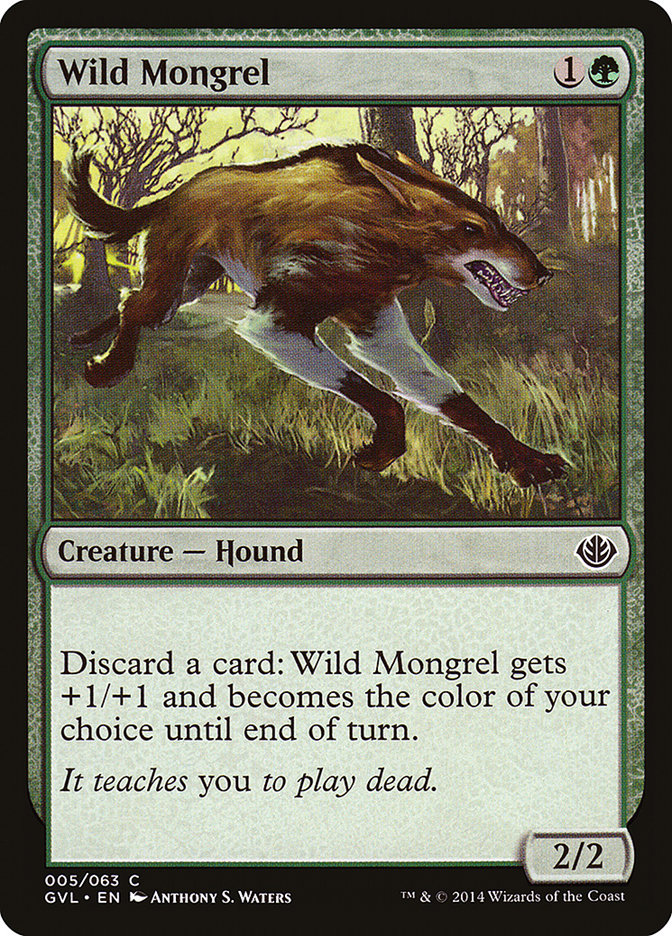 Wild Mongrel (Garruk vs. Liliana) [Duel Decks Anthology] - Magic: The Gathering - Card Brawlers | Quebec | Canada |
