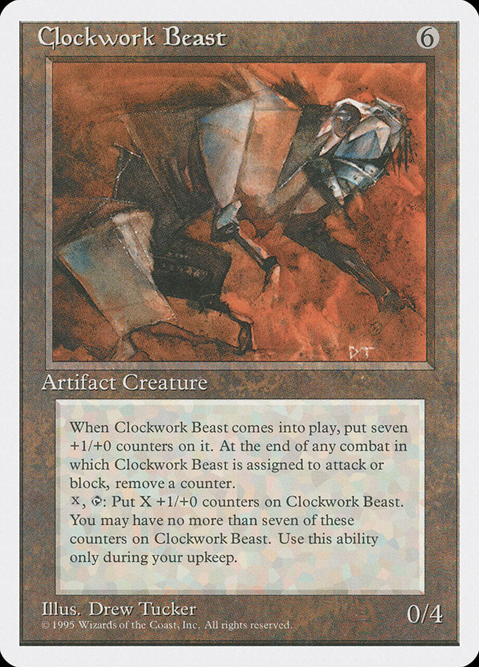 Clockwork Beast [Fourth Edition] - Magic: The Gathering - Card Brawlers | Quebec | Canada |