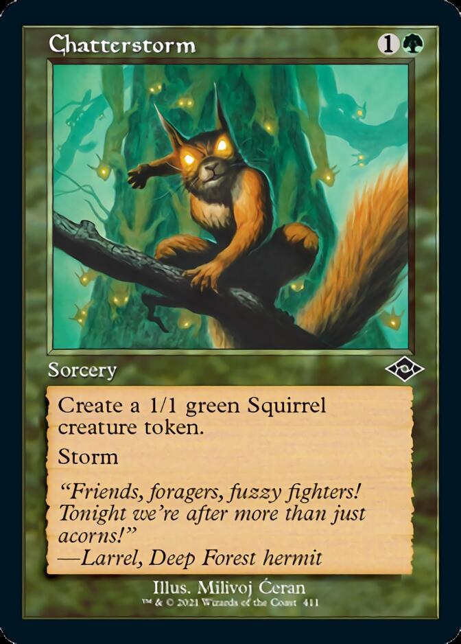 Chatterstorm (Retro Foil Etched) [Modern Horizons 2] - Magic: The Gathering - Card Brawlers | Quebec | Canada |