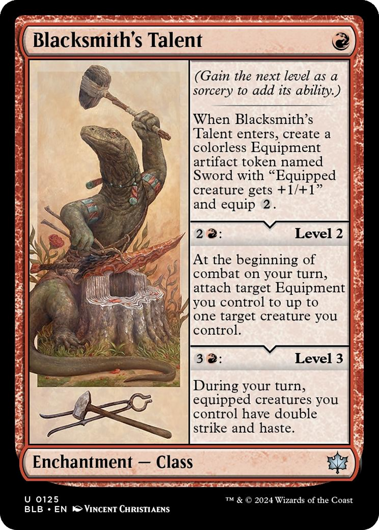 Blacksmith's Talent [Bloomburrow] - Magic: The Gathering - Card Brawlers | Quebec | Canada |
