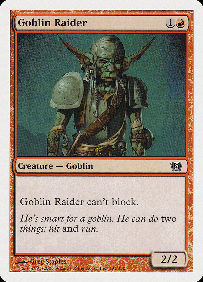 Goblin Raider [Eighth Edition] - Magic: The Gathering - Card Brawlers | Quebec | Canada |