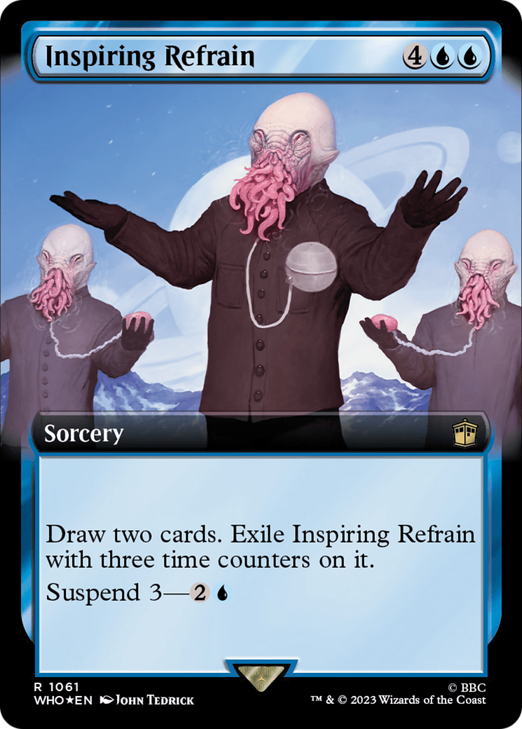Inspiring Refrain (Extended Art) (Surge Foil) [Doctor Who] - Magic: The Gathering - Card Brawlers | Quebec | Canada |