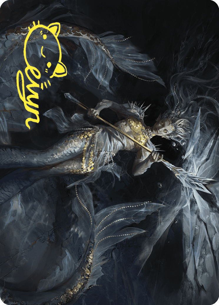 Sharae of Numbing Depths Art Card (Gold-Stamped Signature) [Wilds of Eldraine Art Series] - Magic: The Gathering - Card Brawlers | Quebec | Canada |