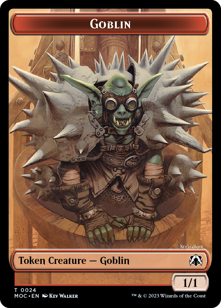 Goblin // Sliver Double-Sided Token [March of the Machine Commander Tokens] - Magic: The Gathering - Card Brawlers | Quebec | Canada |