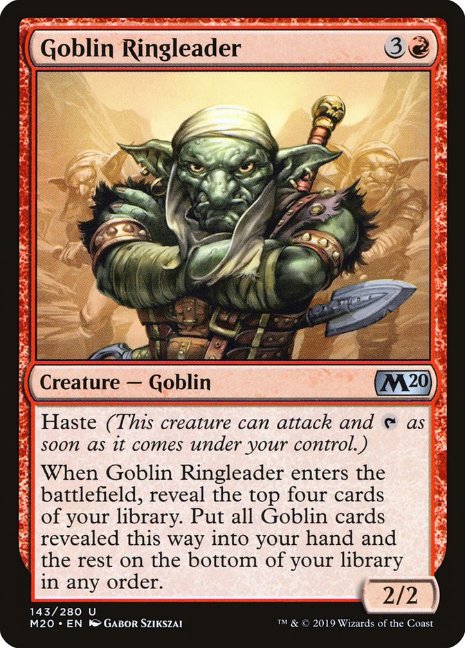 Goblin Ringleader [Core Set 2020] - Magic: The Gathering - Card Brawlers | Quebec | Canada |