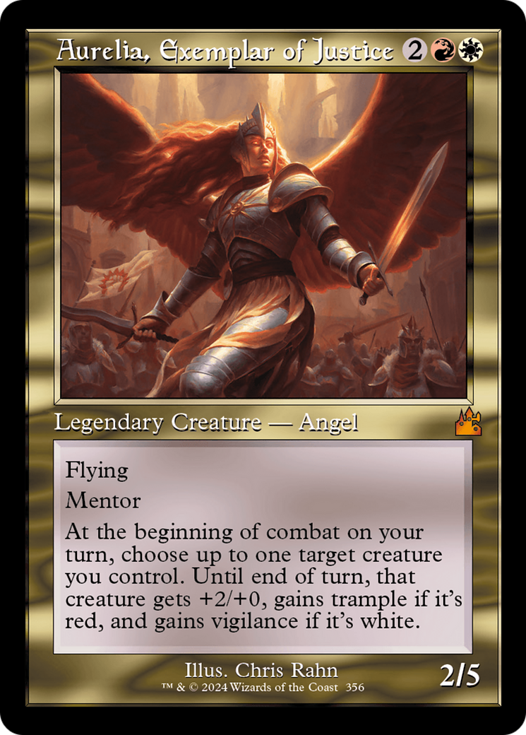 Aurelia, Exemplar of Justice (Retro) [Ravnica Remastered] - Magic: The Gathering - Card Brawlers | Quebec | Canada |