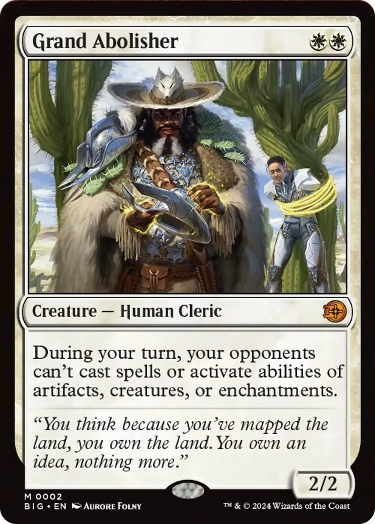 Grand Abolisher [Outlaws of Thunder Junction: The Big Score] - Magic: The Gathering - Card Brawlers | Quebec | Canada |