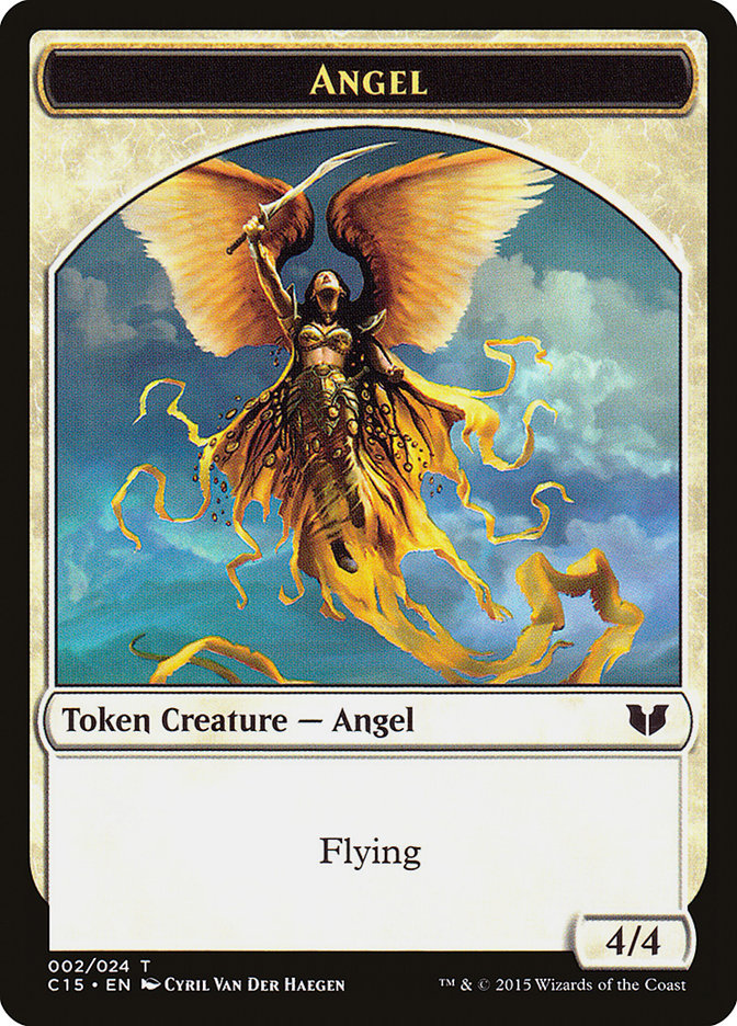 Spirit (022) // Angel Double-Sided Token [Commander 2015 Tokens] - Magic: The Gathering - Card Brawlers | Quebec | Canada |