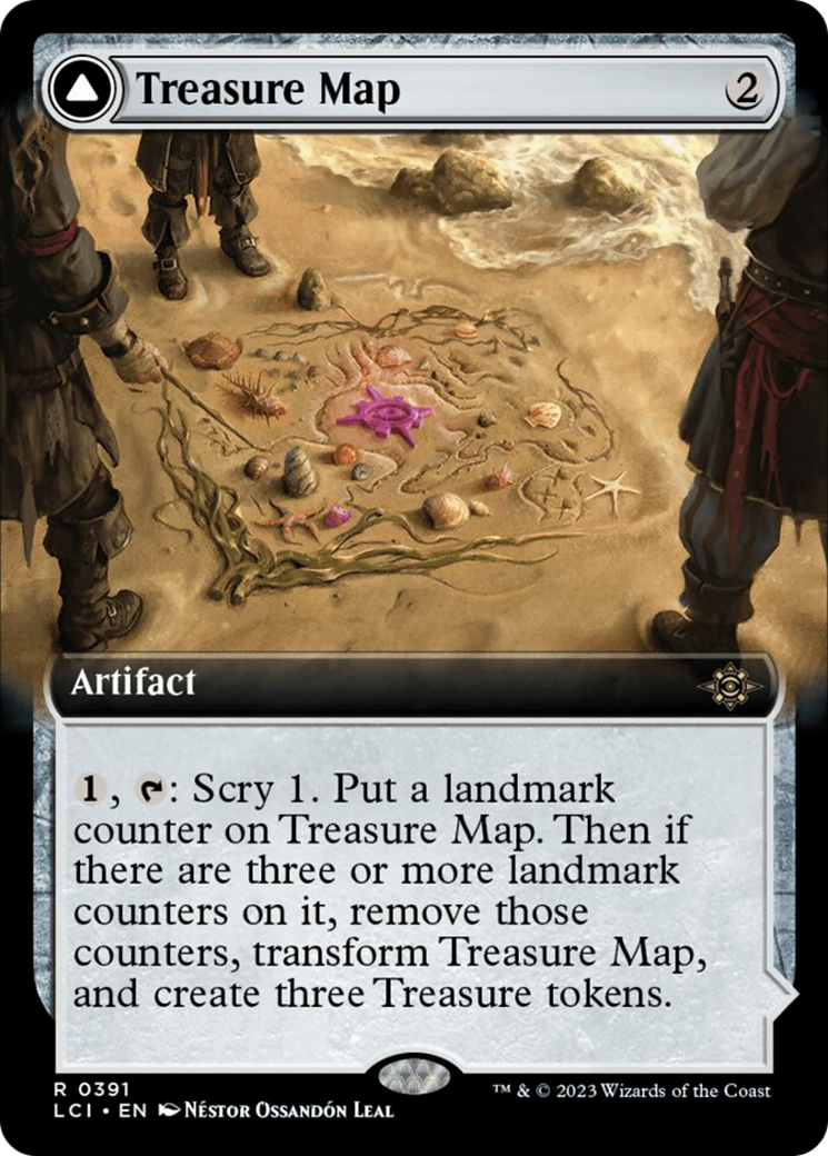 Treasure Map // Treasure Cove (Extended Art) [The Lost Caverns of Ixalan] - Magic: The Gathering - Card Brawlers | Quebec | Canada |