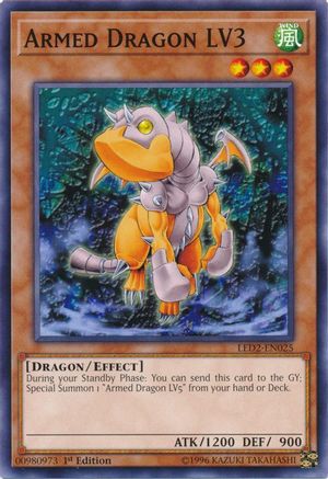 Armed Dragon LV3 [LED2-EN025] Common - Yu-Gi-Oh! - Card Brawlers | Quebec | Canada |