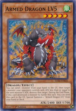 Armed Dragon LV5 [LED2-EN026] Common - Yu-Gi-Oh! - Card Brawlers | Quebec | Canada |