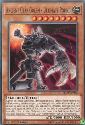 Ancient Gear Golem - Ultimate Pound [LED2-EN035] Common - Yu-Gi-Oh! - Card Brawlers | Quebec | Canada |
