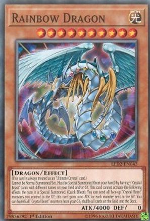 Rainbow Dragon [LED2-EN043] Common - Yu-Gi-Oh! - Card Brawlers | Quebec | Canada |