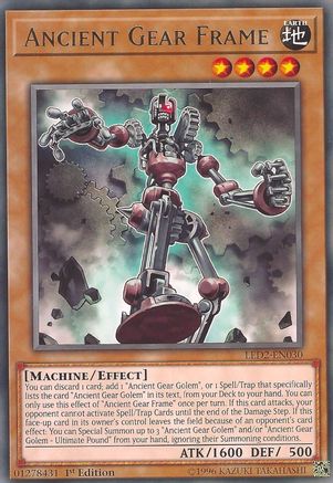 Ancient Gear Frame [LED2-EN030] Rare - Yu-Gi-Oh! - Card Brawlers | Quebec | Canada |