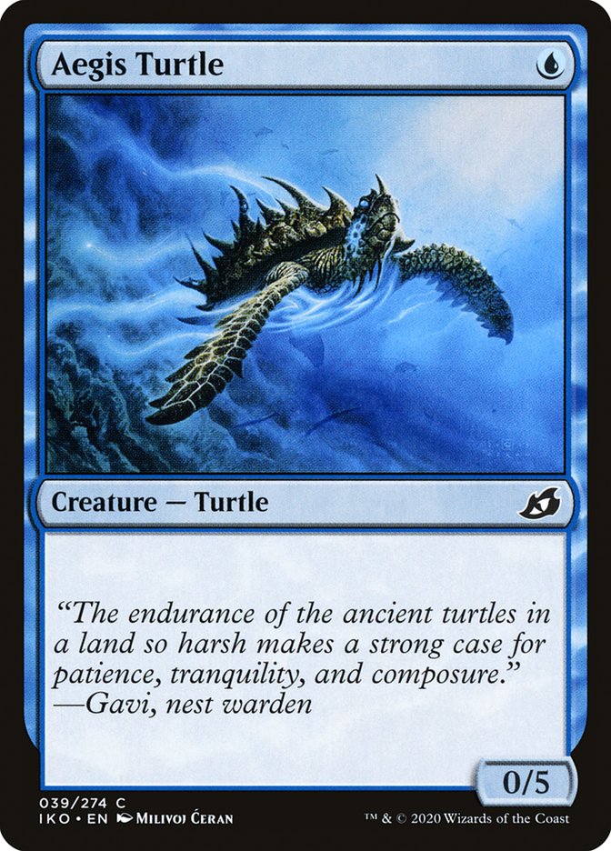 Aegis Turtle [Ikoria: Lair of Behemoths] - Magic: The Gathering - Card Brawlers | Quebec | Canada |