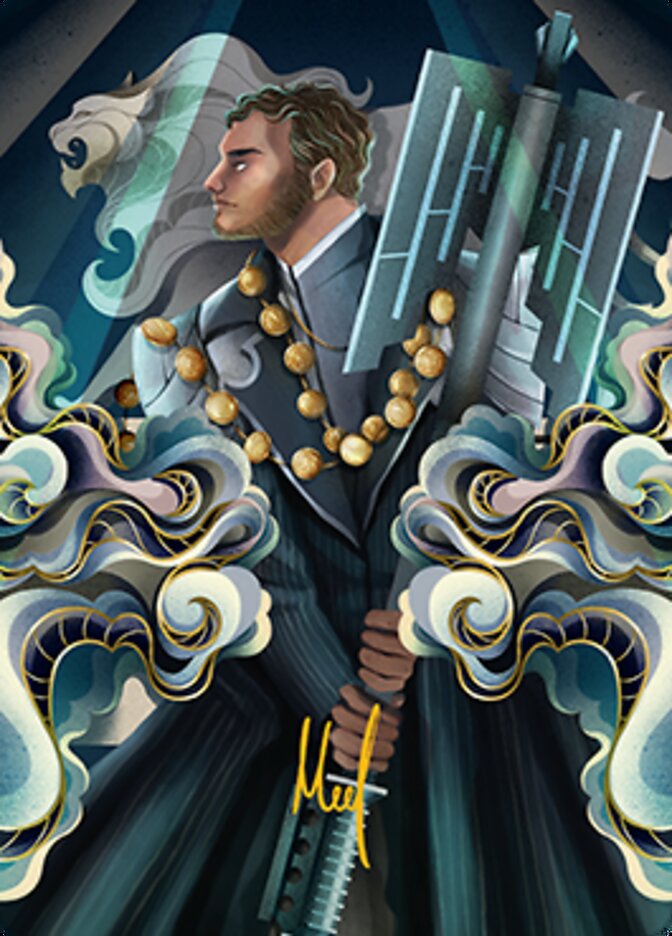 Rafiq of the Many Art Card (Gold-Stamped Signature) [Streets of New Capenna Art Series] - Magic: The Gathering - Card Brawlers | Quebec | Canada |