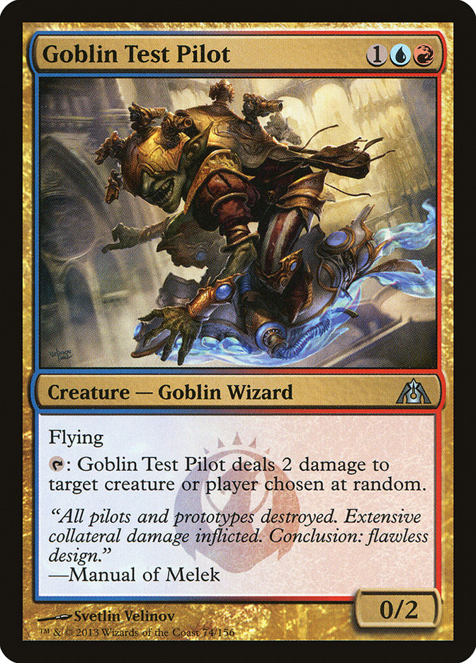 Goblin Test Pilot [Dragon's Maze] - Magic: The Gathering - Card Brawlers | Quebec | Canada |