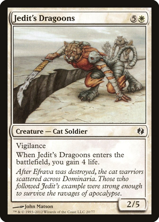 Jedit's Dragoons [Duel Decks: Venser vs. Koth] - Magic: The Gathering - Card Brawlers | Quebec | Canada |