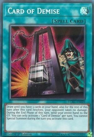 Card of Demise [LCKC-EN029] Secret Rare - Yu-Gi-Oh! - Card Brawlers | Quebec | Canada |