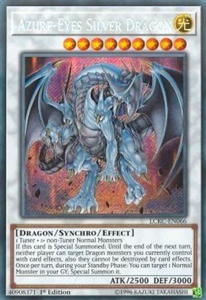 Dragon d'argent aux yeux azur [LCKC-EN066] Secret Rare 
