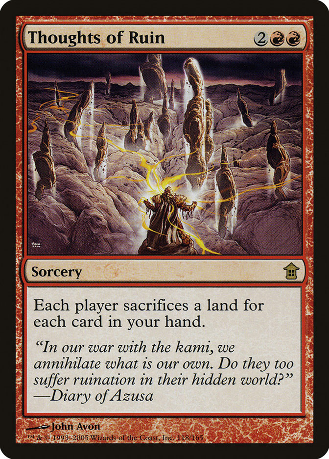 Thoughts of Ruin [Saviors of Kamigawa] - Magic: The Gathering - Card Brawlers | Quebec | Canada |