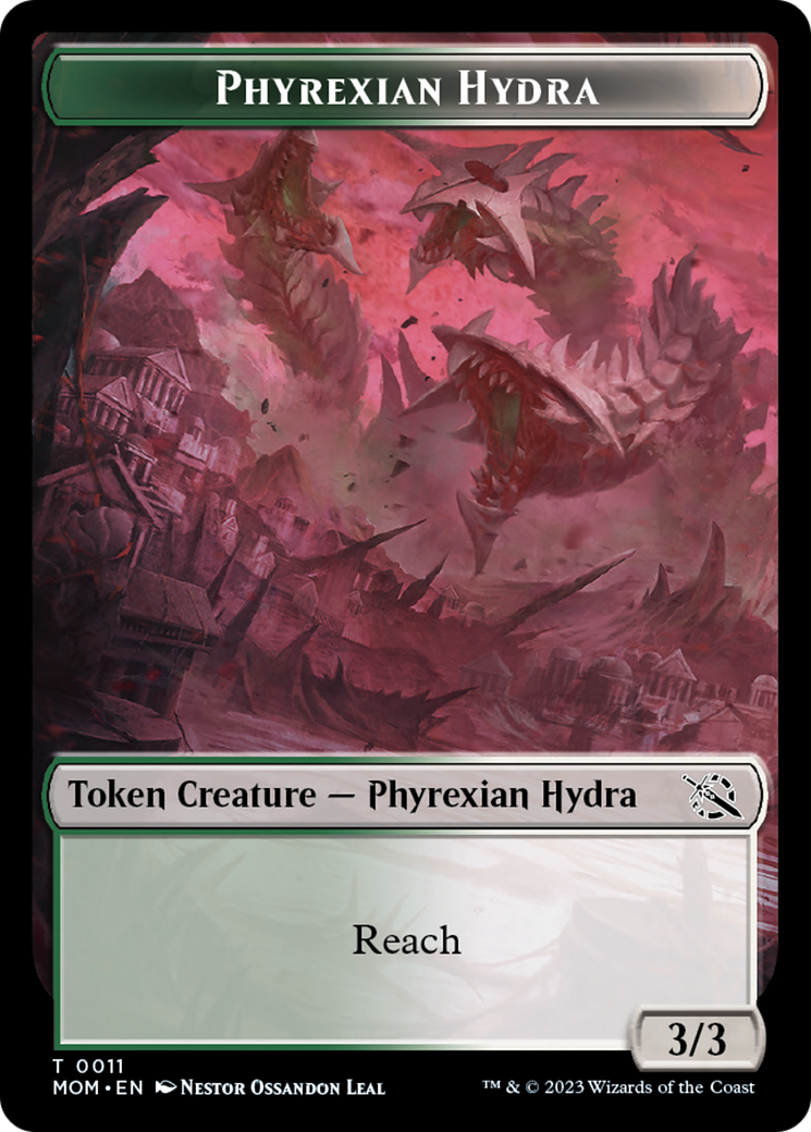 Treasure (21) // Phyrexian Hydra (11) Double-Sided Token [March of the Machine Tokens] - Magic: The Gathering - Card Brawlers | Quebec | Canada |