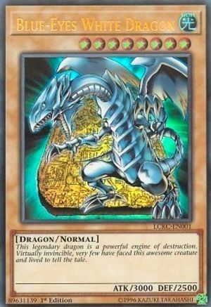 Blue-Eyes White Dragon (Version 4) [LCKC-EN001] Ultra Rare - Yu-Gi-Oh! - Card Brawlers | Quebec | Canada |