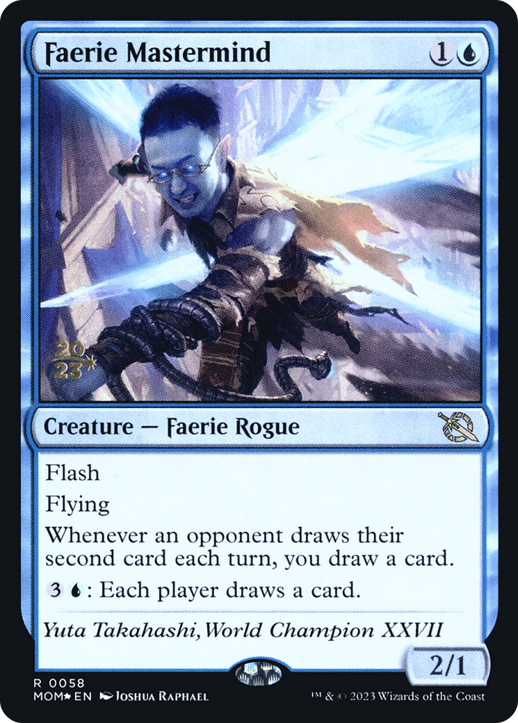 Faerie Mastermind [March of the Machine Prerelease Promos] - Magic: The Gathering - Card Brawlers | Quebec | Canada |