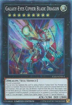 Galaxy-Eyes Cipher Blade Dragon [EXFO-ENSE4] Super Rare - Yu-Gi-Oh! - Card Brawlers | Quebec | Canada |