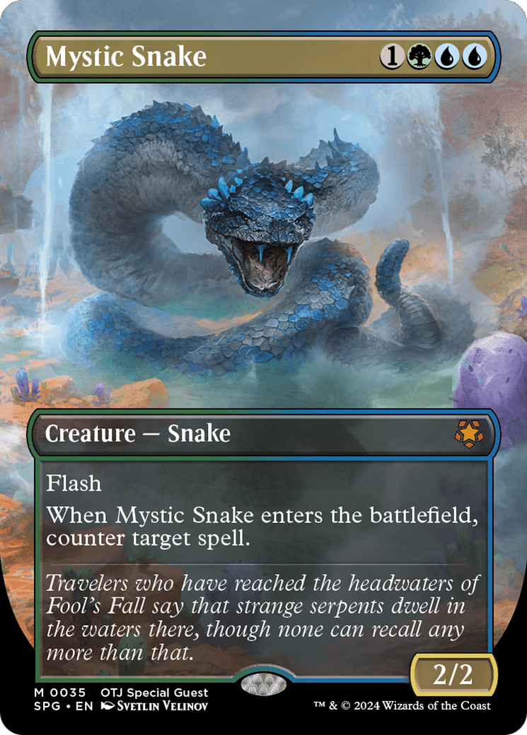 Mystic Snake (Borderless) [Outlaws of Thunder Junction Special Guests] - Magic: The Gathering - Card Brawlers | Quebec | Canada |