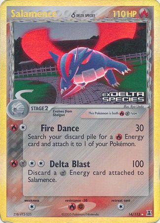 Salamence (14/113) (Delta Species) (Stamped) [EX: Delta Species] - Pokémon - Card Brawlers | Quebec | Canada |