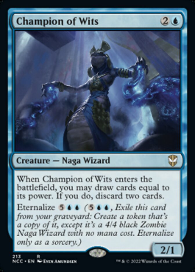 Champion of Wits [Streets of New Capenna Commander] - Magic: The Gathering - Card Brawlers | Quebec | Canada |