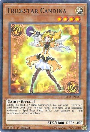 Trickstar Candina [SP18-EN020] Starfoil Rare - Yu-Gi-Oh! - Card Brawlers | Quebec | Canada |