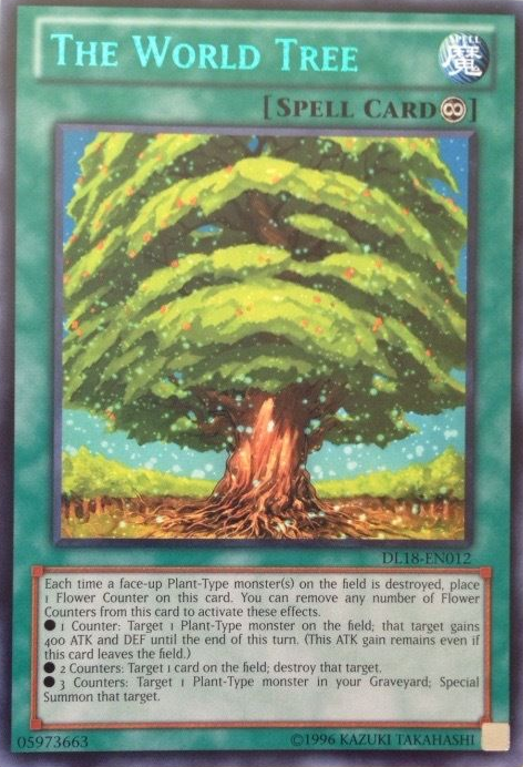 The World Tree (Green) [DL18-EN012] Rare - Yu-Gi-Oh! - Card Brawlers | Quebec | Canada |