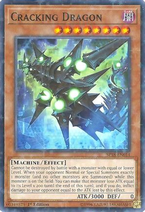 Cracking Dragon [SP18-EN014] Starfoil Rare - Yu-Gi-Oh! - Card Brawlers | Quebec | Canada |
