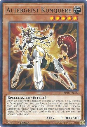 Altergeist Kunquery [SP18-EN029] Common - Yu-Gi-Oh! - Card Brawlers | Quebec | Canada |
