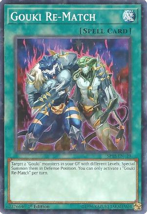 Gouki Re-Match [SP18-EN039] Starfoil Rare - Yu-Gi-Oh! - Card Brawlers | Quebec | Canada |