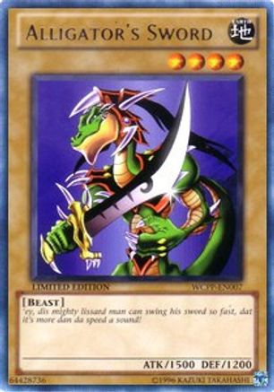 Alligator's Sword [WCPP-EN007] Rare - Yu-Gi-Oh! - Card Brawlers | Quebec | Canada |