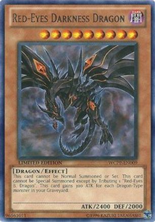 Red-Eyes Darkness Dragon [WCPP-EN009] Rare - Yu-Gi-Oh! - Card Brawlers | Quebec | Canada |