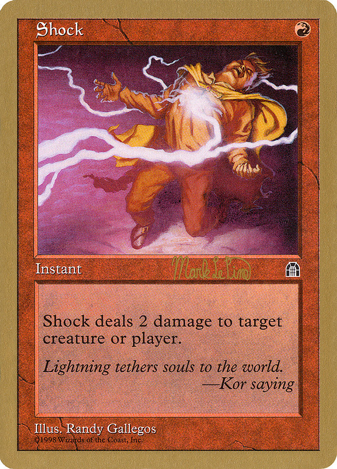 Shock (Mark Le Pine) [World Championship Decks 1999] - Magic: The Gathering - Card Brawlers | Quebec | Canada |