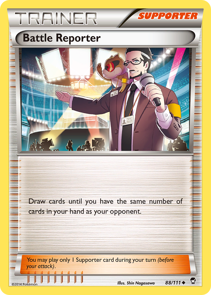 Battle Reporter (88/111) [XY: Furious Fists] - Pokémon - Card Brawlers | Quebec | Canada |